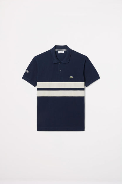 LACOSTE SHORT SLEEVED RIBBED en color NVYBLU  (2)