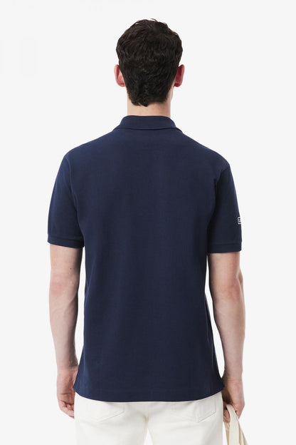 LACOSTE SHORT SLEEVED RIBBED en color NVYBLU  (3)