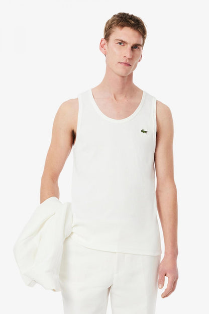 LACOSTE TH TEE-SHIRT en color FLOUR  (1)