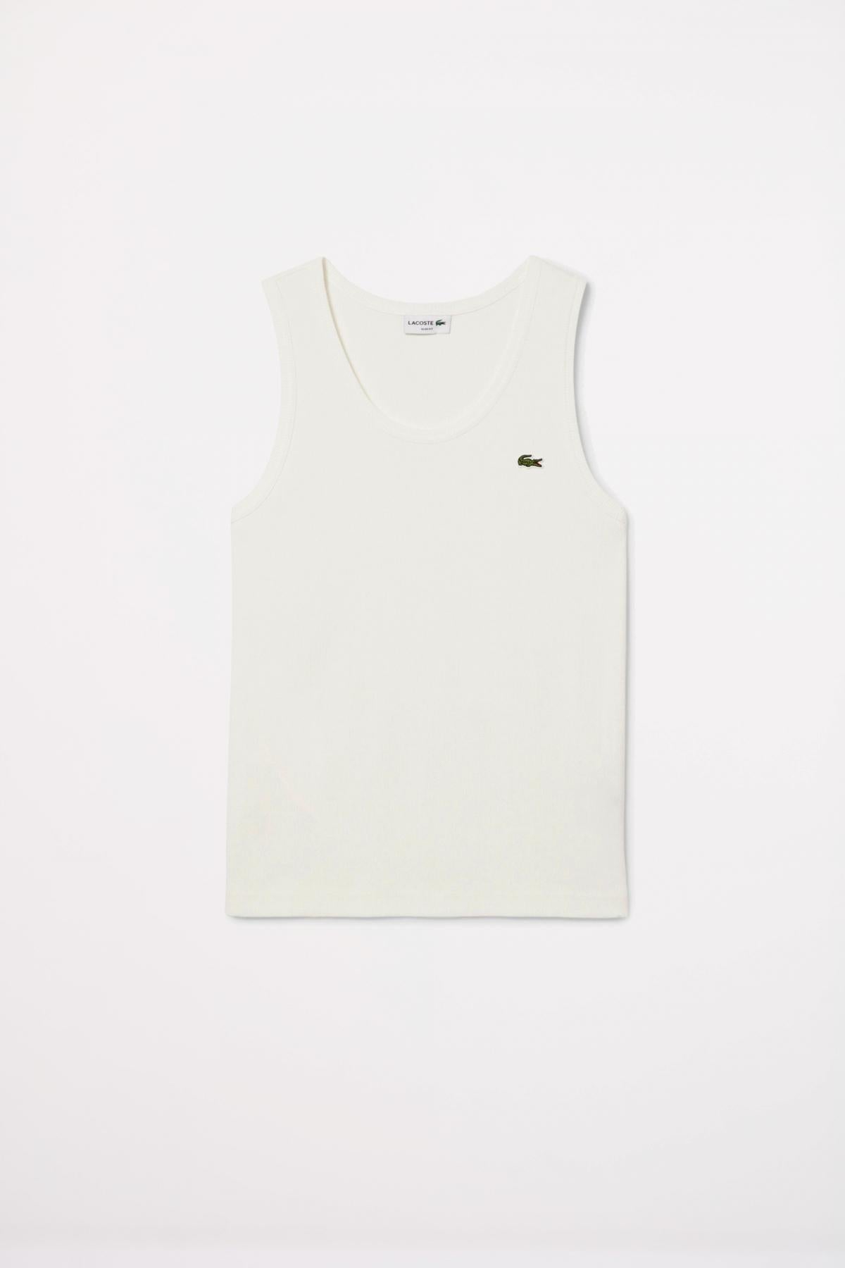 LACOSTE TH TEE-SHIRT en color FLOUR  (2)
