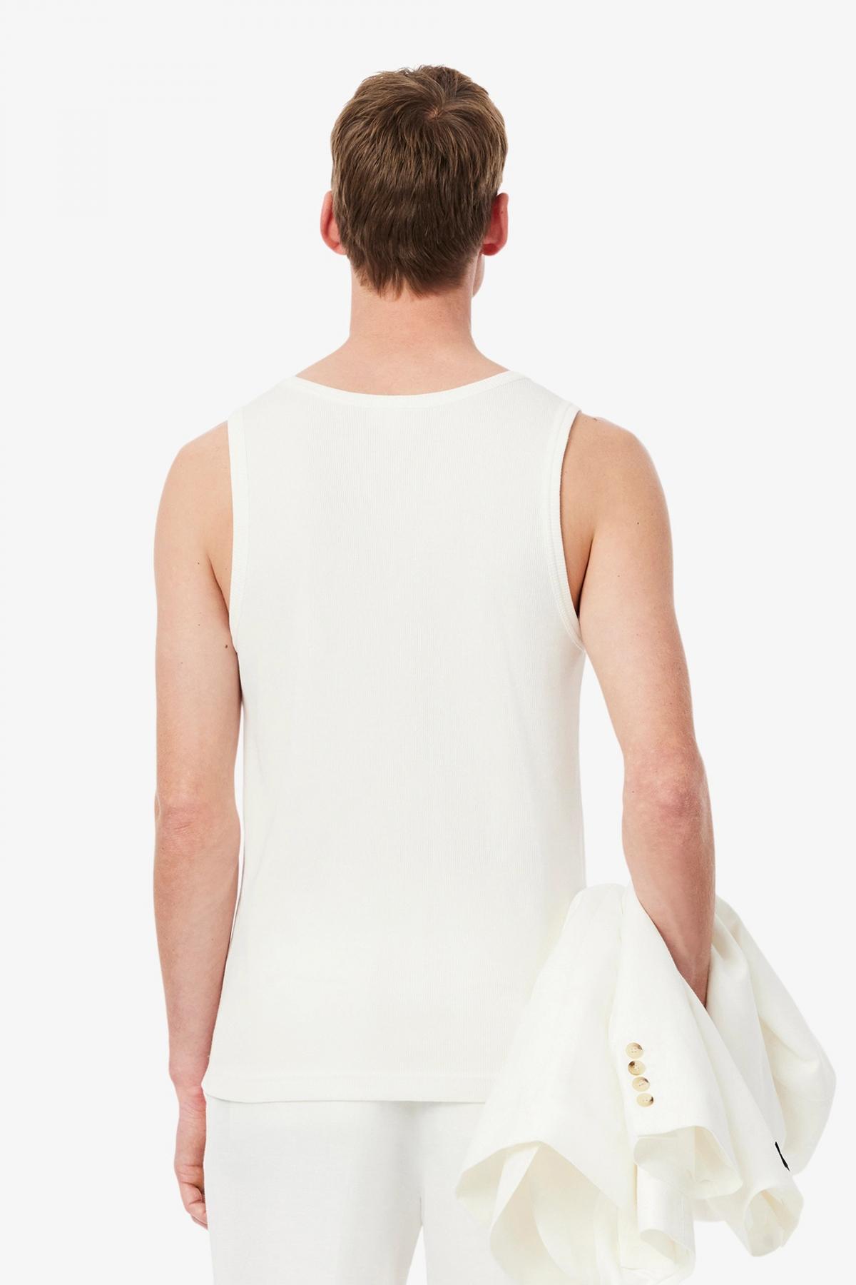 LACOSTE TH TEE-SHIRT en color FLOUR  (3)