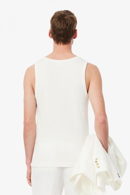 LACOSTE TH TEE-SHIRT en color FLOUR  (3)