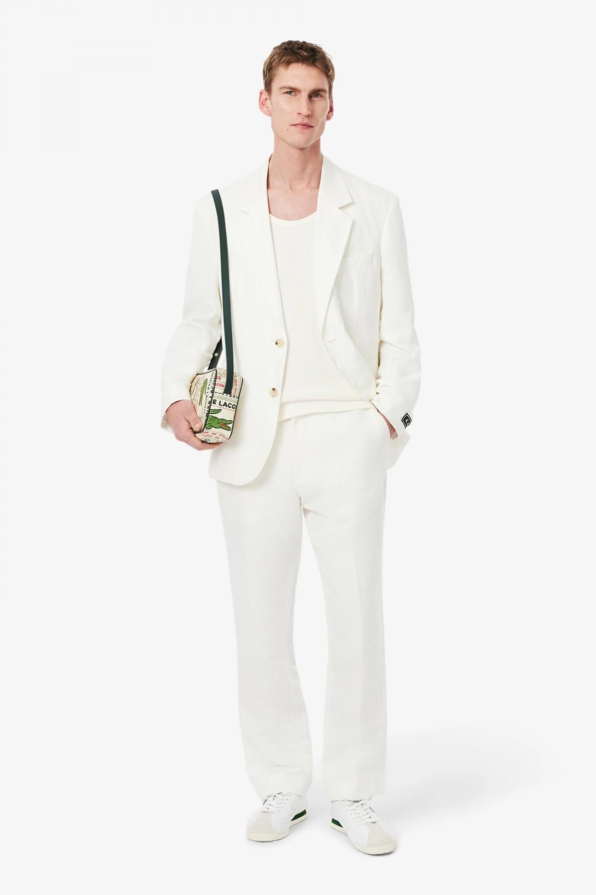 LACOSTE TH TEE-SHIRT en color FLOUR  (4)