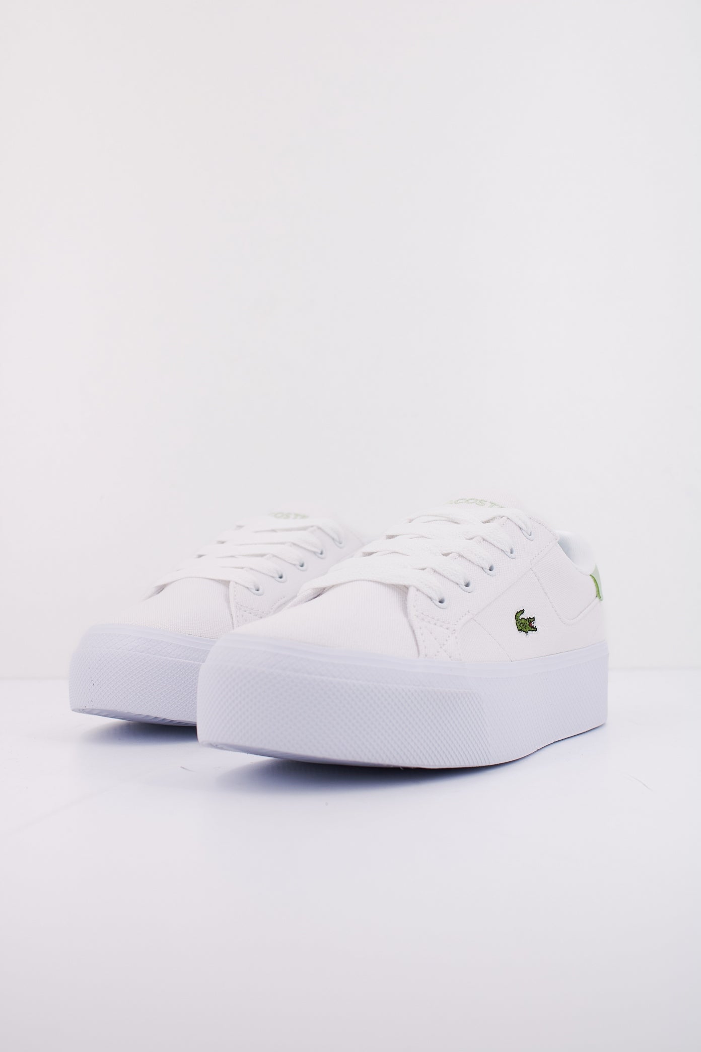 LACOSTE WOMEN'S ZIANE PLATFO en color WHTGRN  (2)