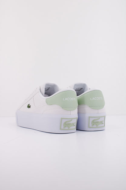 LACOSTE WOMEN'S ZIANE PLATFO en color WHTGRN  (4)