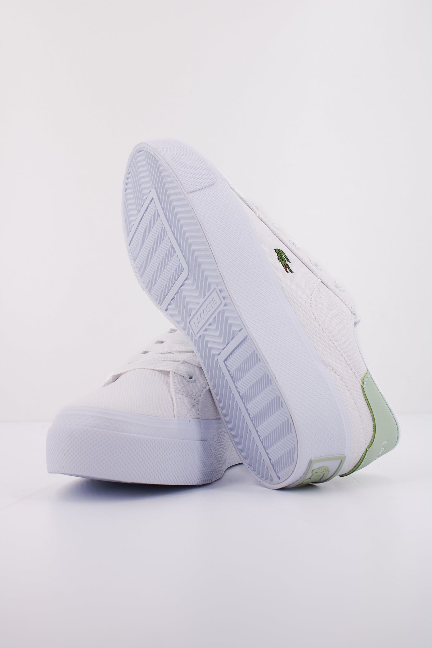 LACOSTE WOMEN'S ZIANE PLATFO en color WHTGRN  (5)