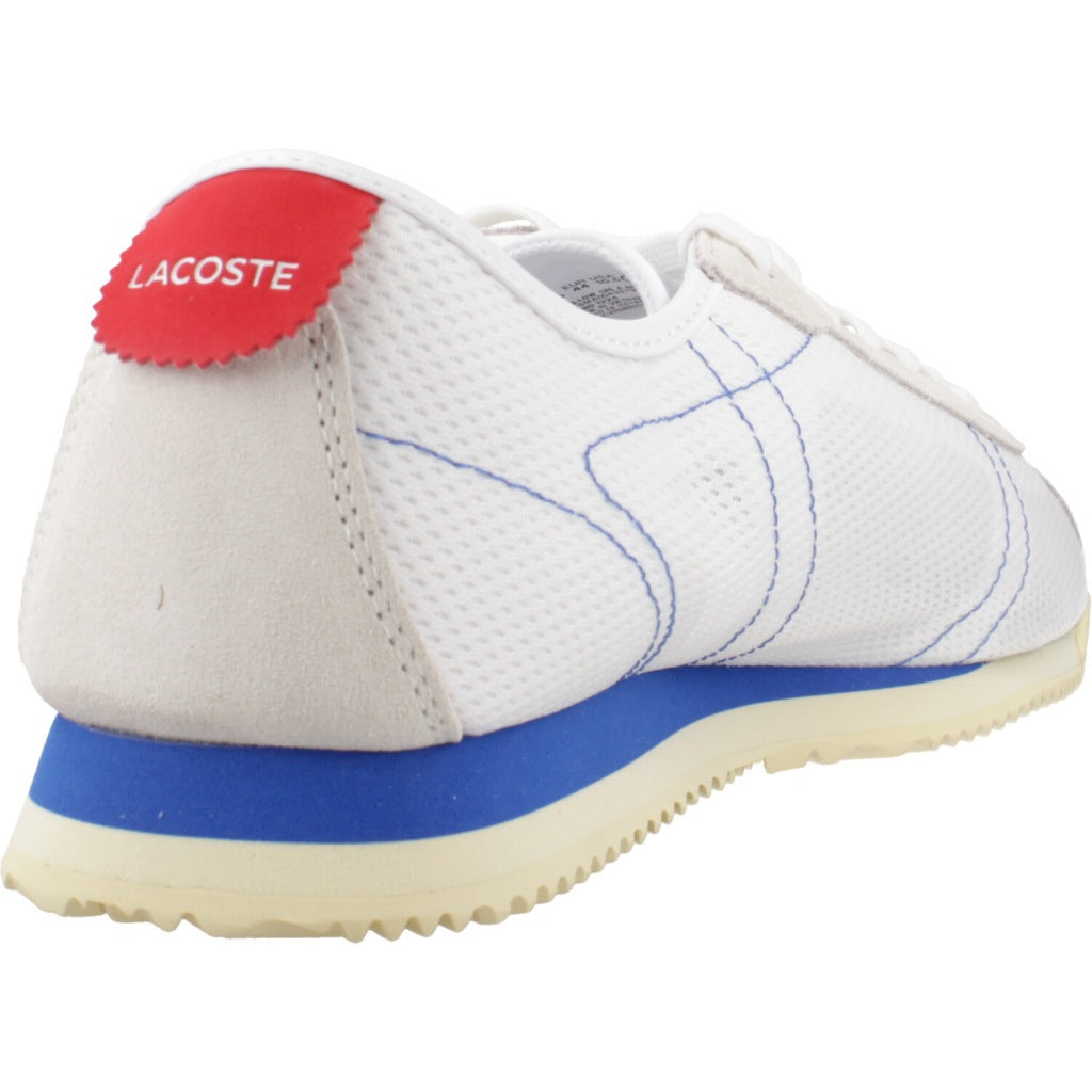 LACOSTE  MEN'S CLUB-LOW SNEA en color WHTRDBL  (3)