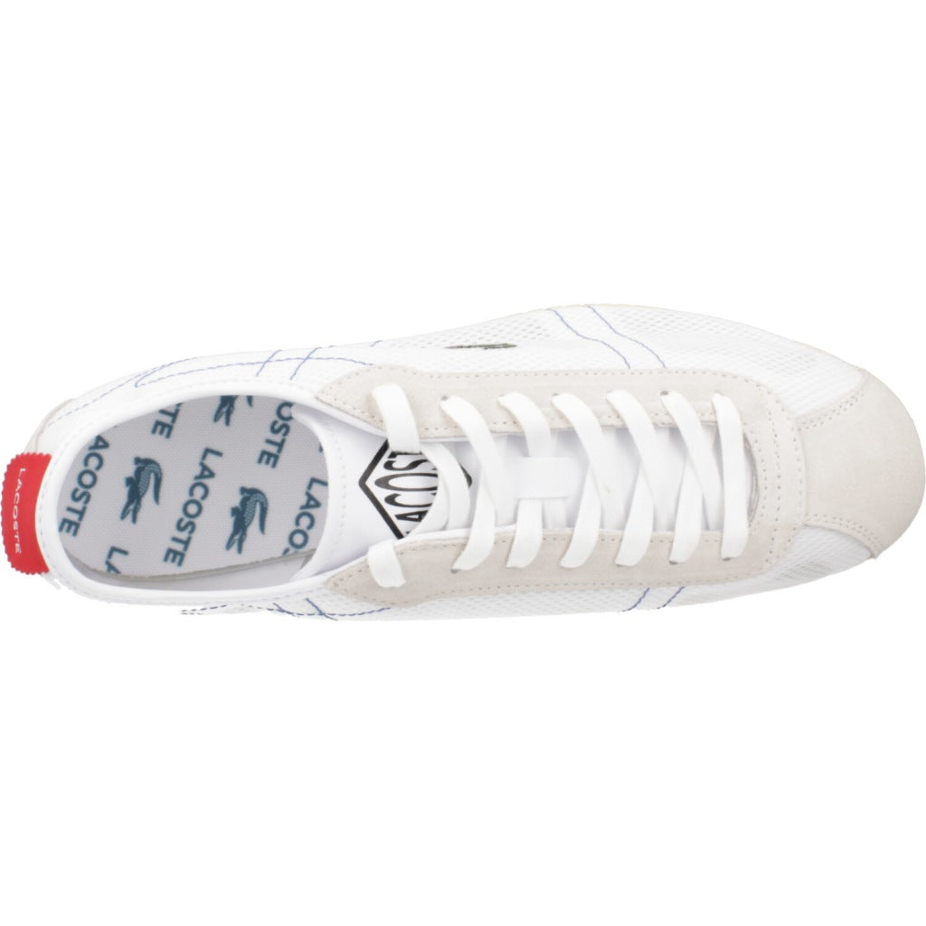 LACOSTE  MEN'S CLUB-LOW SNEA en color WHTRDBL  (7)