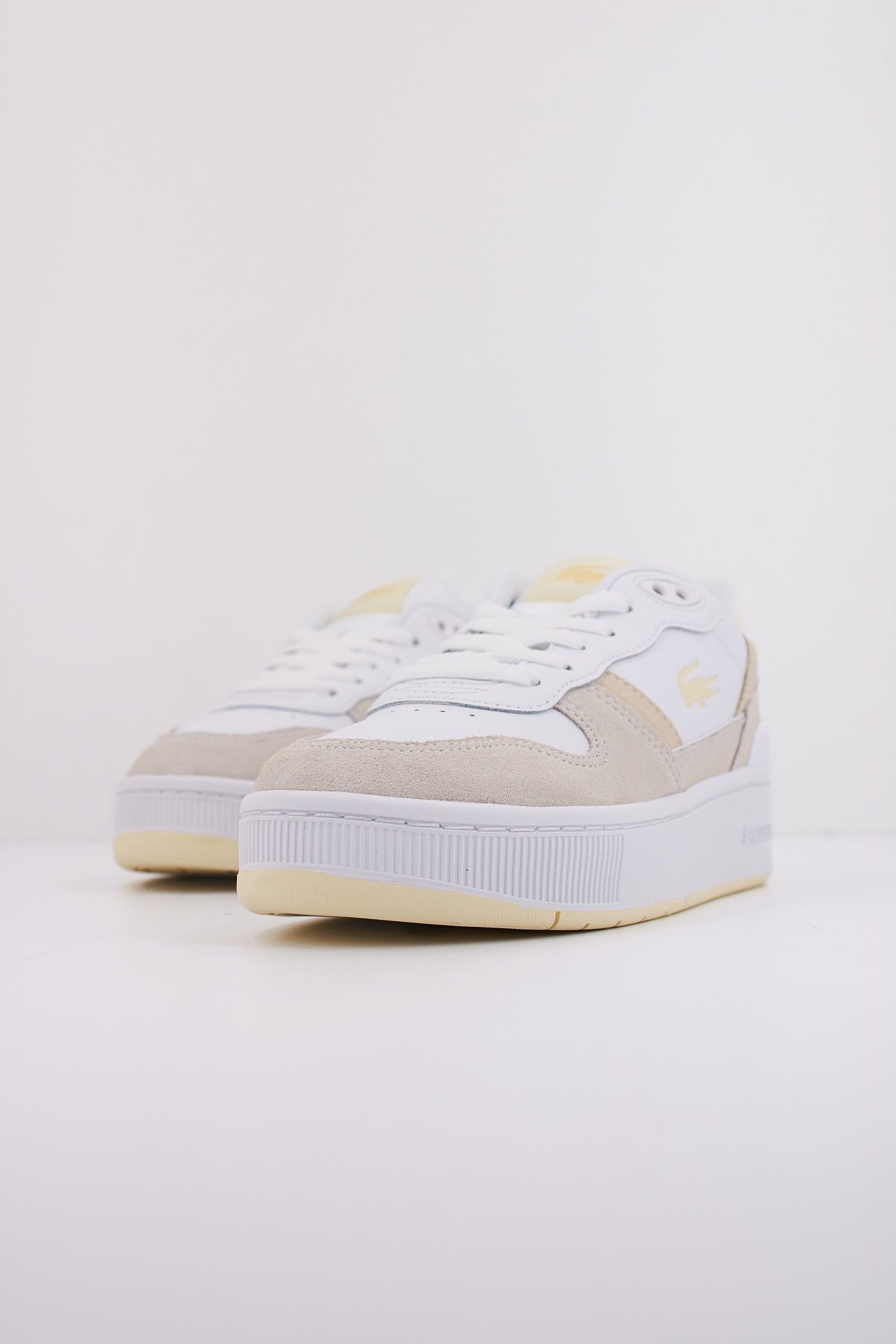 LACOSTE  T-CLIP PLATFORM en color WHTYLW  (2)
