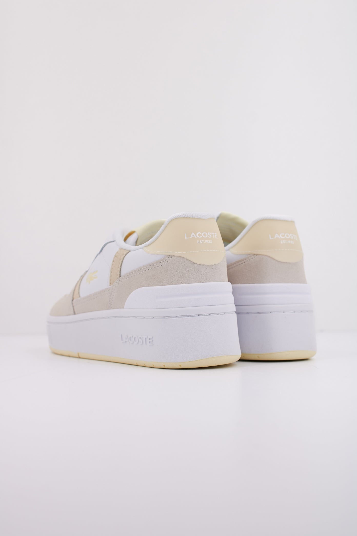 LACOSTE  T-CLIP PLATFORM en color WHTYLW  (4)