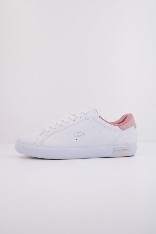 LACOSTE POWERCOURT en color WHTPNK  (1)