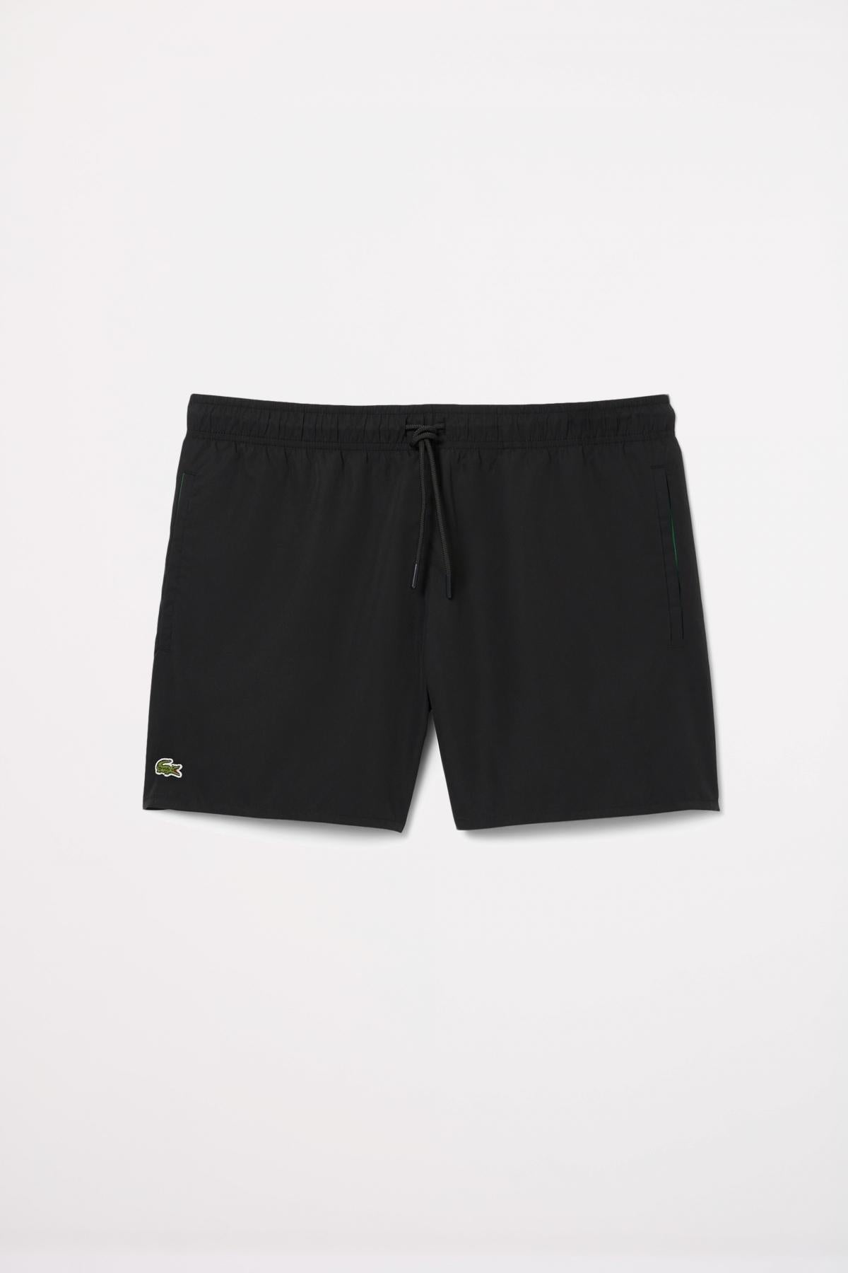 LACOSTE SHORT SLEEVED RIBBED en color BLACK  (1)