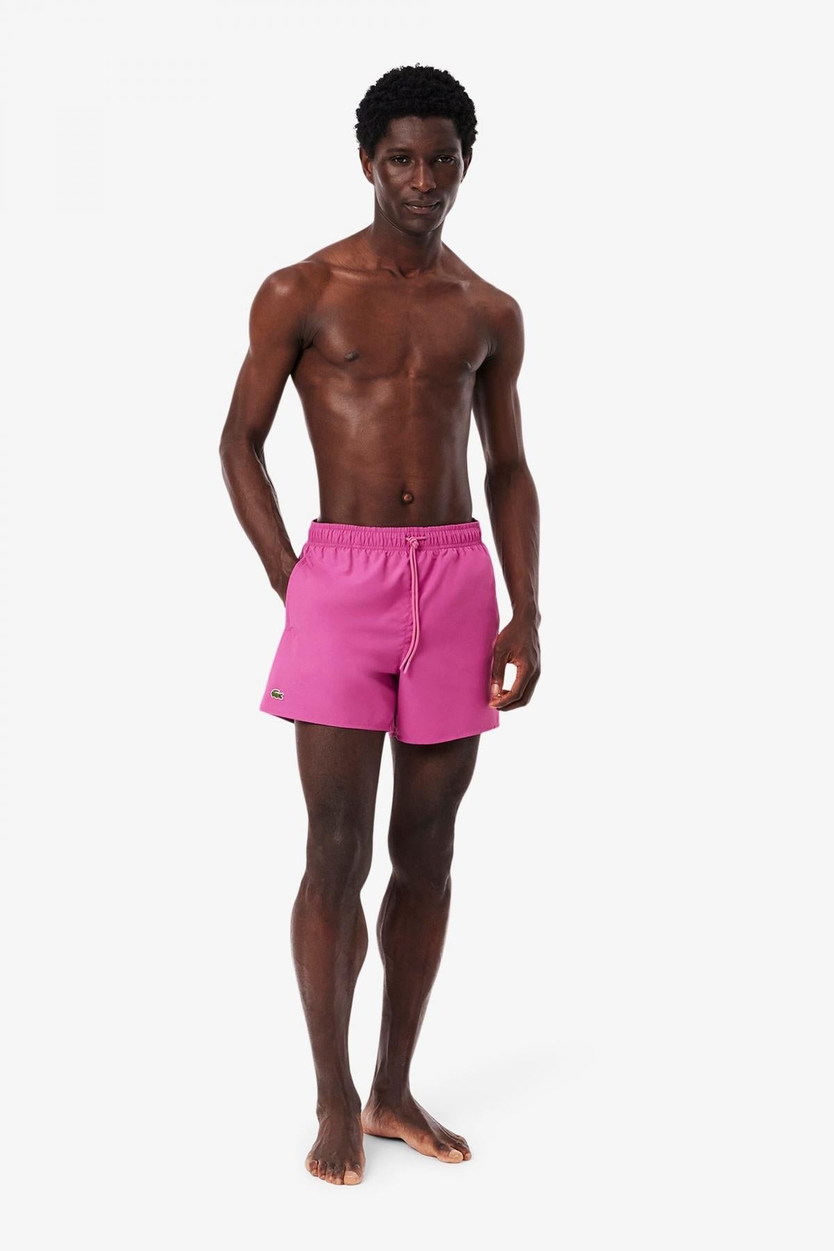LACOSTE SLEEVED RIBBED COLLA en color MALVA  (4)