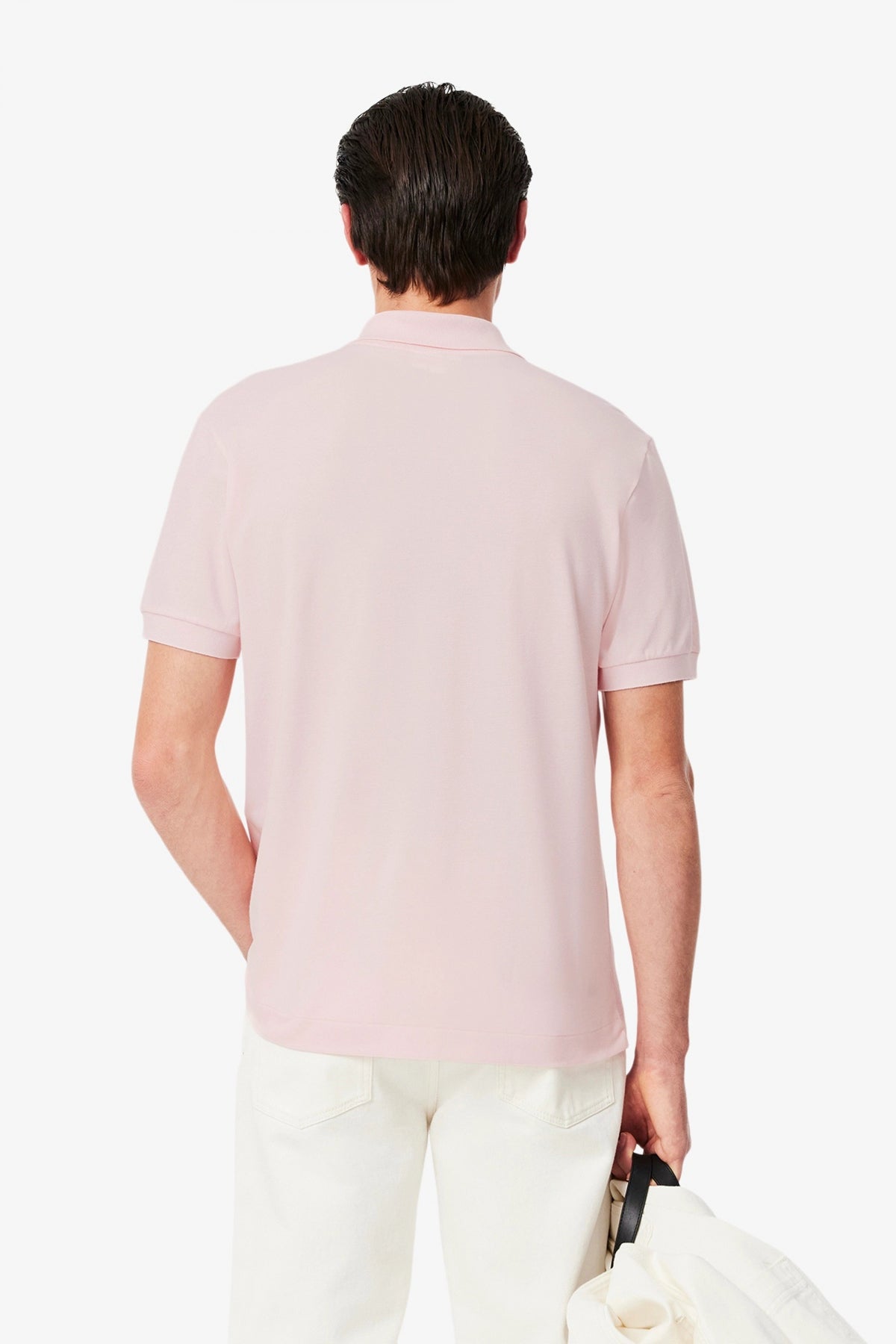 LACOSTE  SHORT SLEEVED RIBBE en color FLMNG  (3)