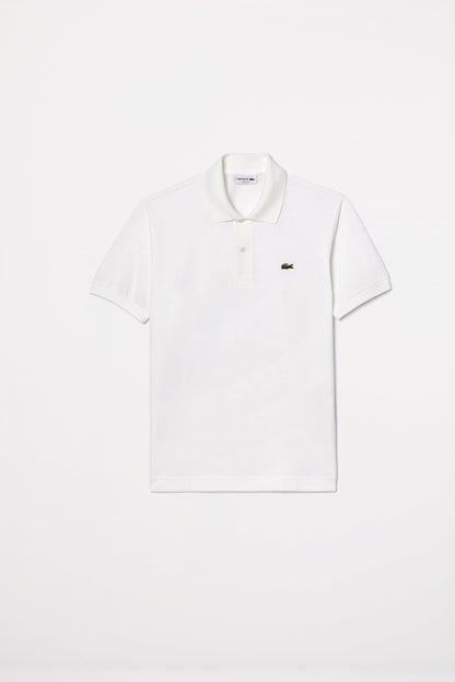 LACOSTE  SHORT SLEEVED RIBBE en color WHITE  (2)
