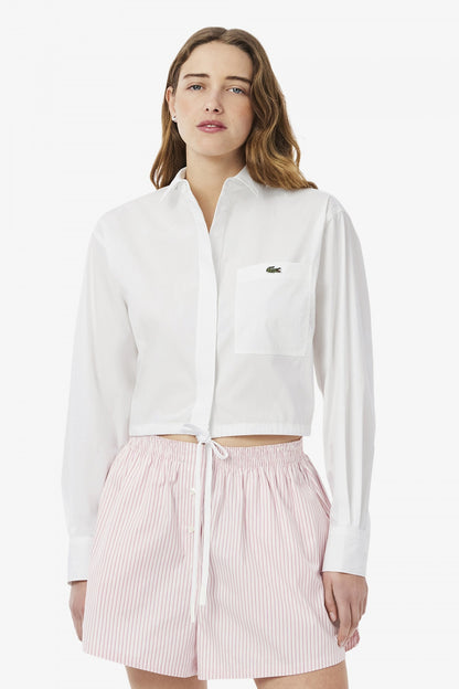 LACOSTE LONG SLEEVED SHIRT en color WHITE  (1)