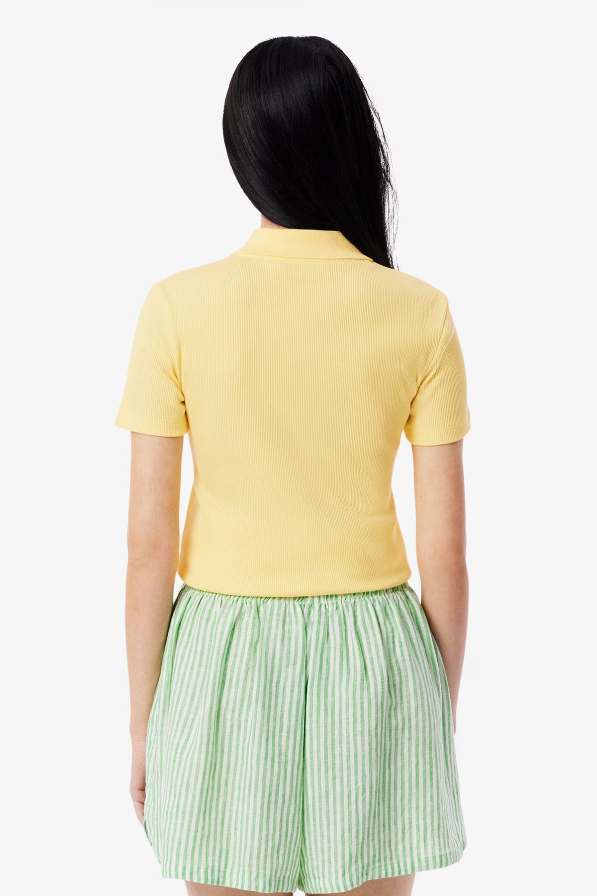 LACOSTE RIBBED COLLAR SHIRT en color YELLOW  (3)