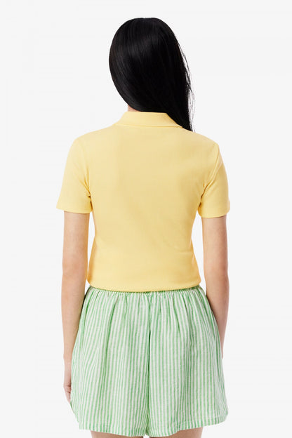 LACOSTE RIBBED COLLAR SHIRT en color YELLOW  (3)
