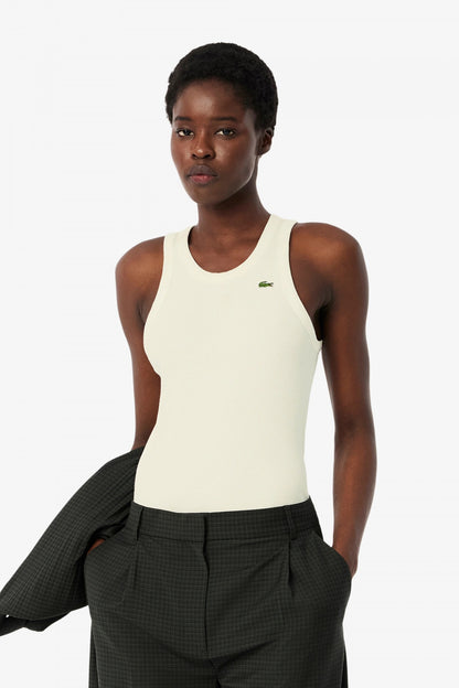 LACOSTE TEE-SHIRT en color FLOUR  (1)