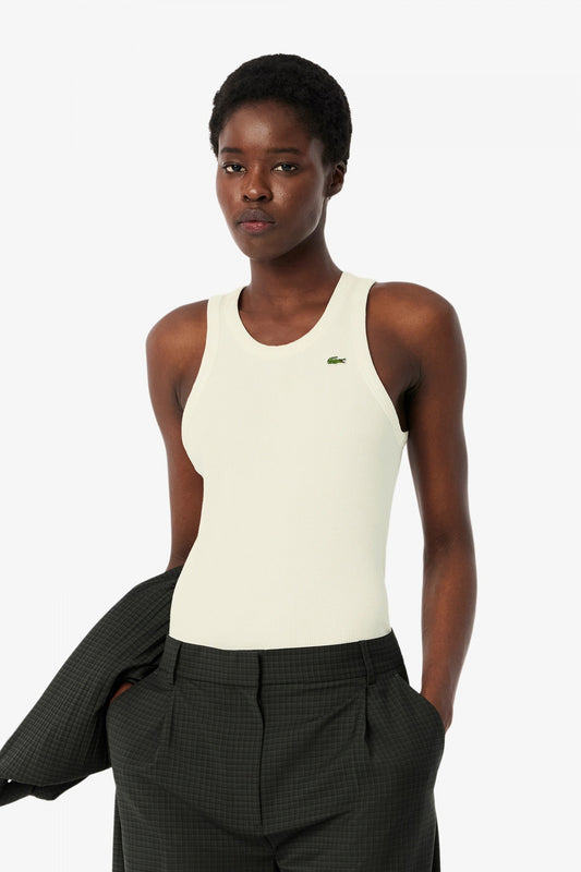 LACOSTE TEE-SHIRT en color FLOUR  (1)