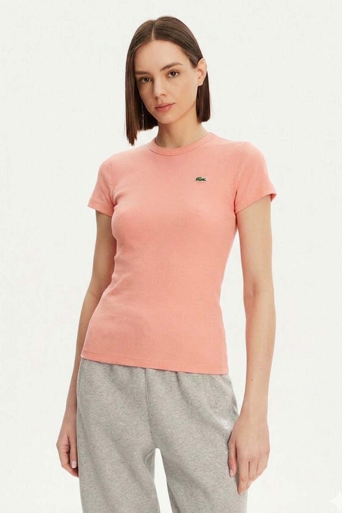 LACOSTE SLIM FIT RIBBED COTT en color MIAMI  (1)