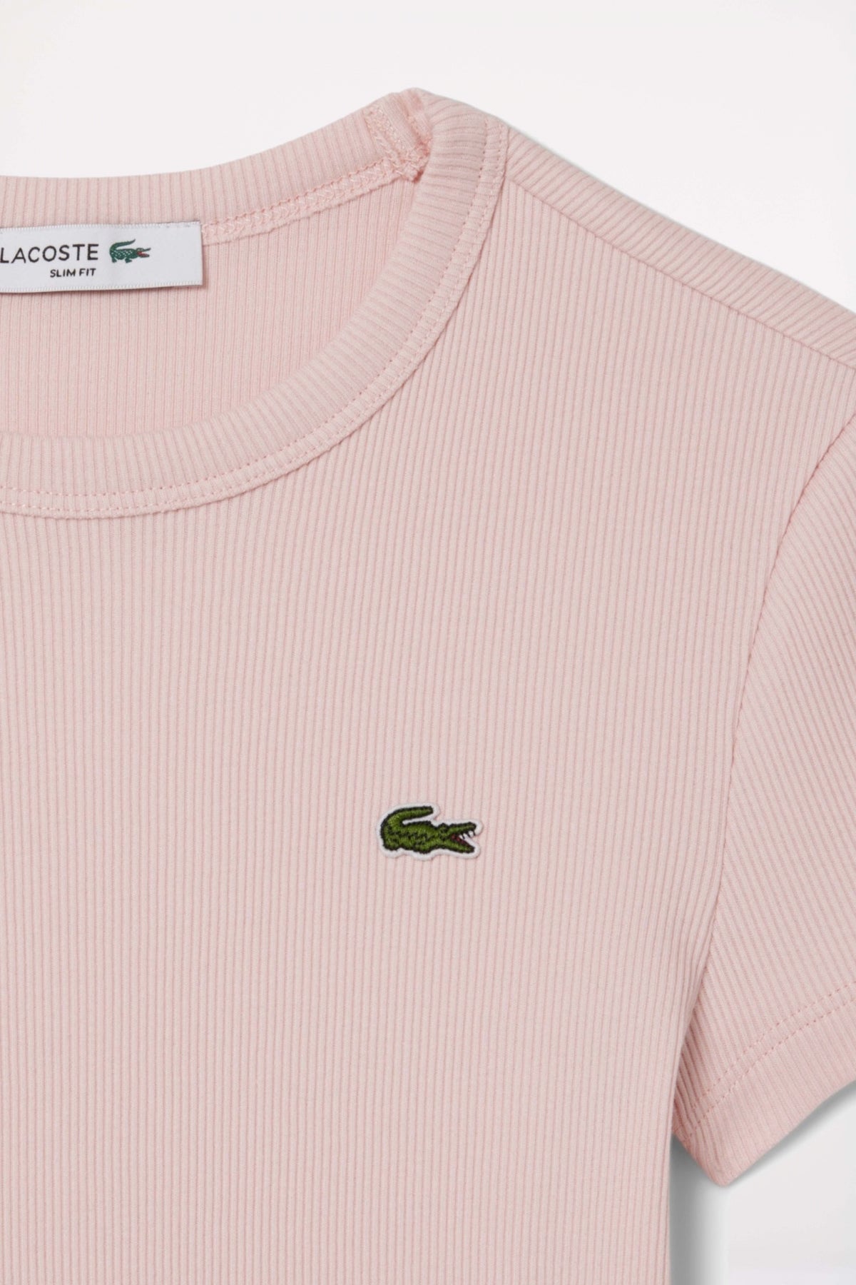 LACOSTE SLIM FIT RIBBED COTT en color NIDUS  (2)