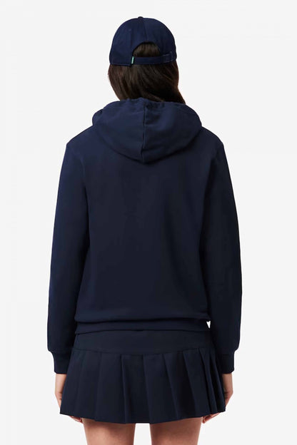 LACOSTE ZIPPED FLEECE HOODIE en color NAVY  (3)