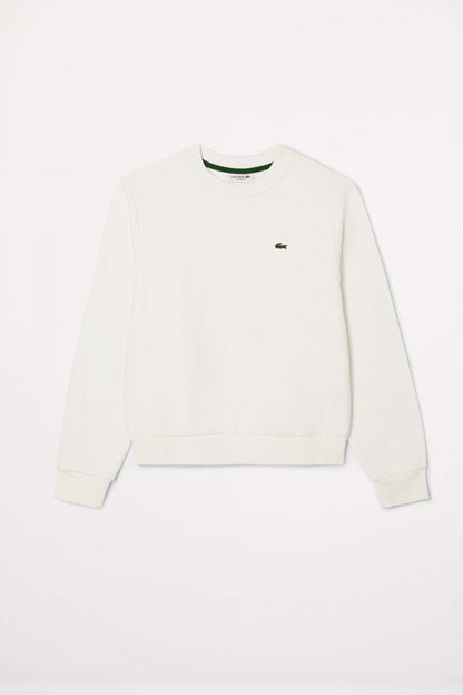 LACOSTE RELAXED FIT FLEECE C en color FLOUR  (2)