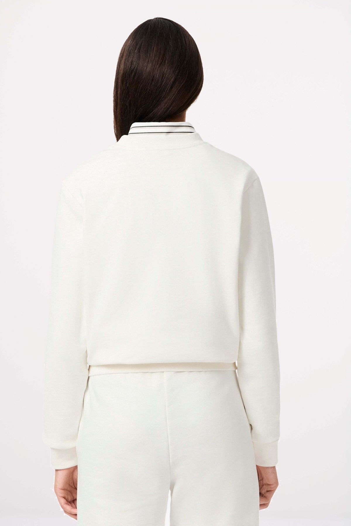 LACOSTE RELAXED FIT FLEECE C en color FLOUR  (3)