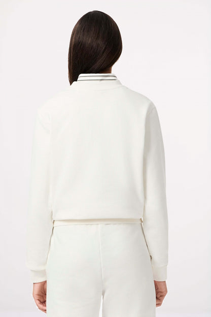 LACOSTE RELAXED FIT FLEECE C en color FLOUR  (3)