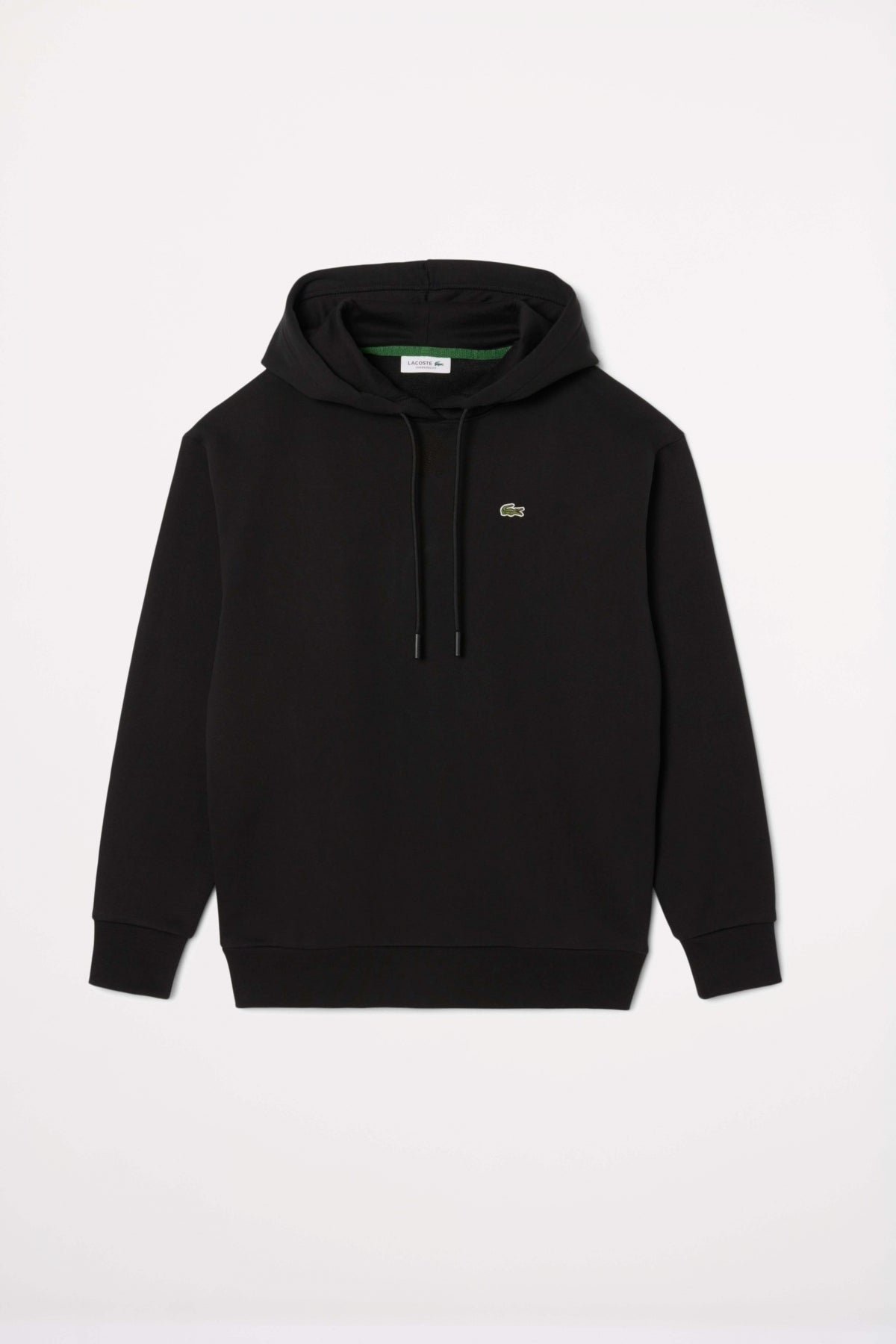 LACOSTE OVERSIZED FLEECE HOO en color BLACK  (2)