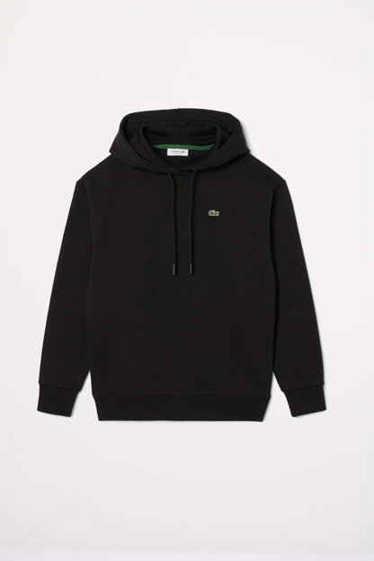 LACOSTE OVERSIZED FLEECE HOO en color BLACK  (2)