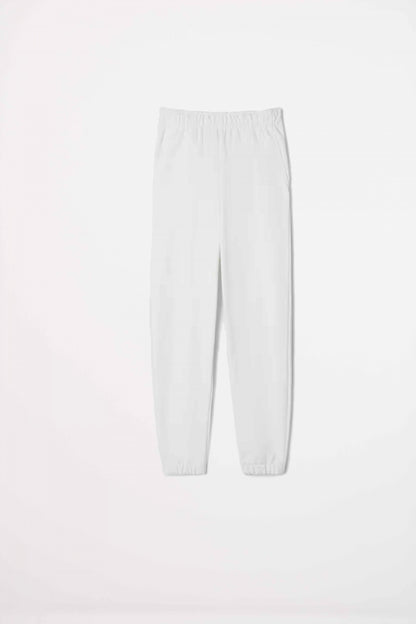 LACOSTE FLEECE SWEATPANTS en color FLOUR  (2)
