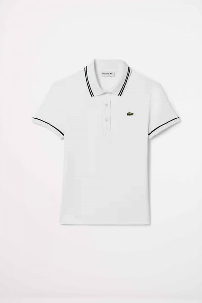 LACOSTE SLIM FIT POLO en color WHITE  (1)