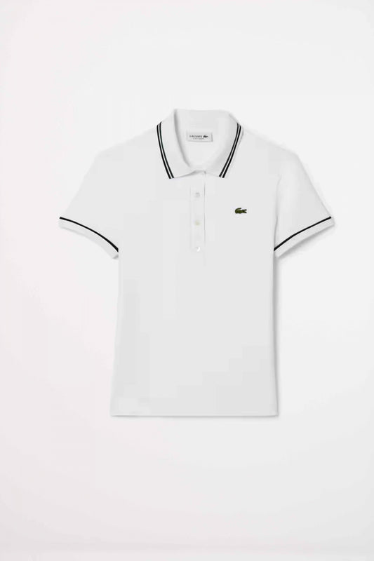 LACOSTE SLIM FIT POLO en color WHITE  (1)