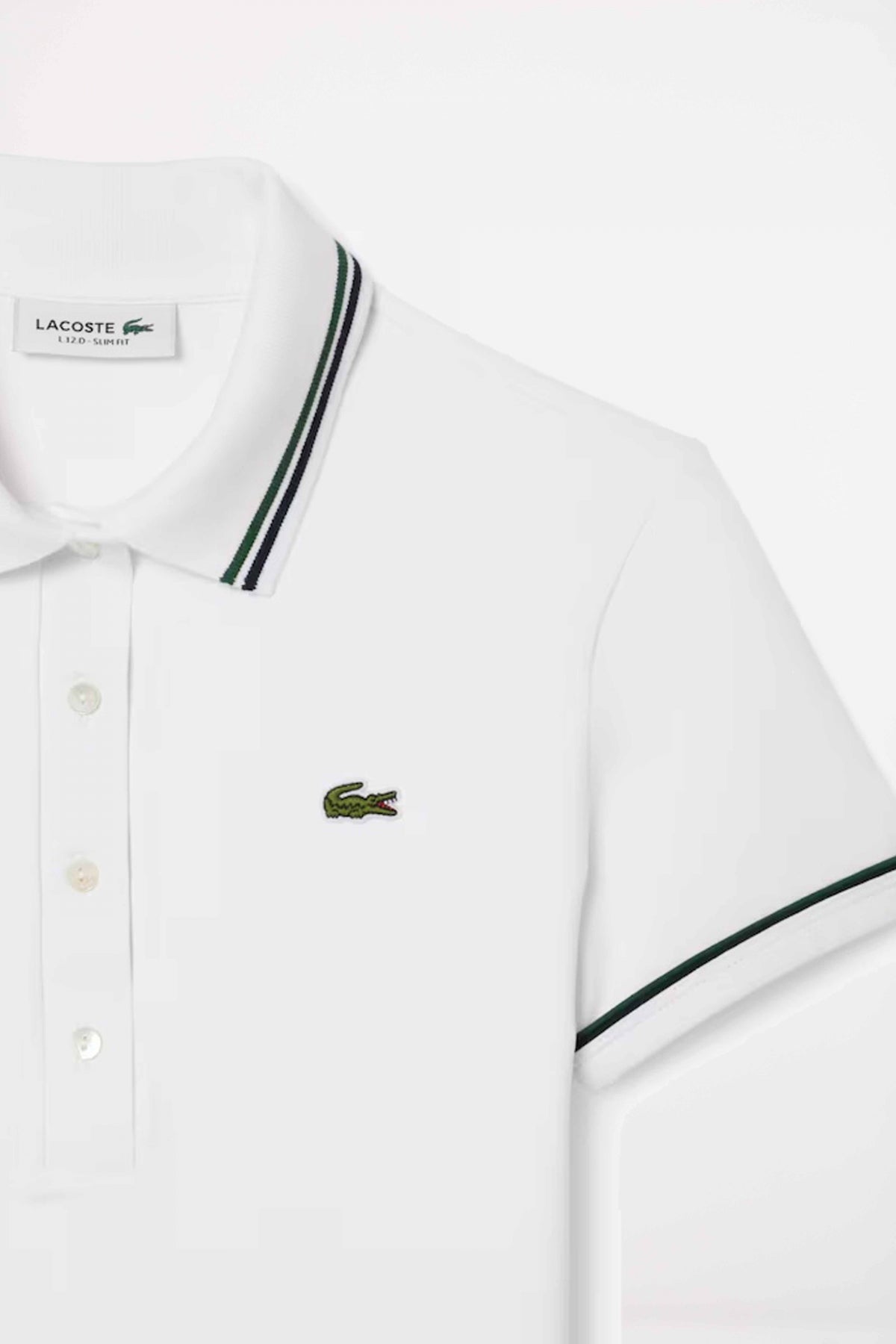 LACOSTE SLIM FIT POLO en color WHITE  (2)