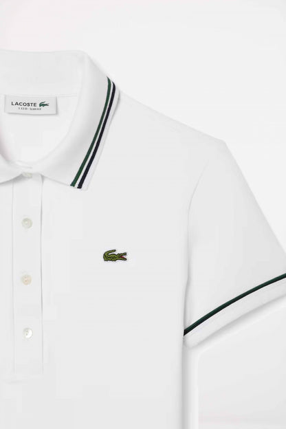 LACOSTE SLIM FIT POLO en color WHITE  (2)