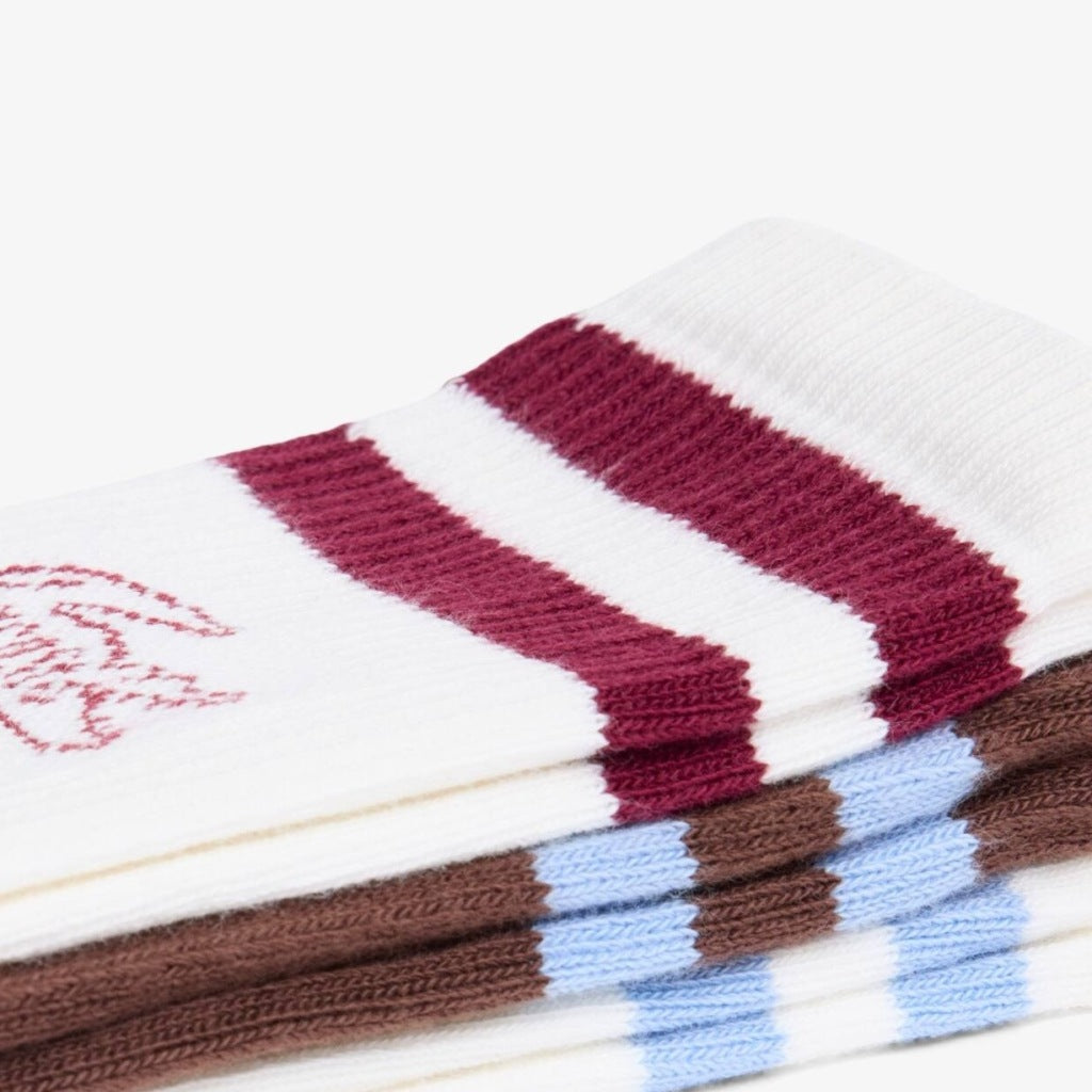 LACOSTE RA CREW SOCKS en color WIT  (5)