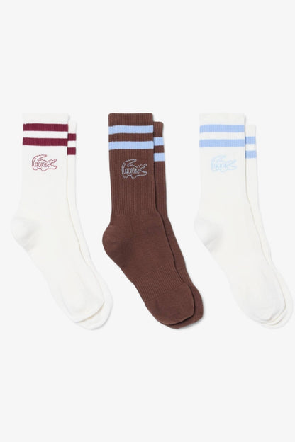 LACOSTE RA CREW SOCKS en color WIT  (1)