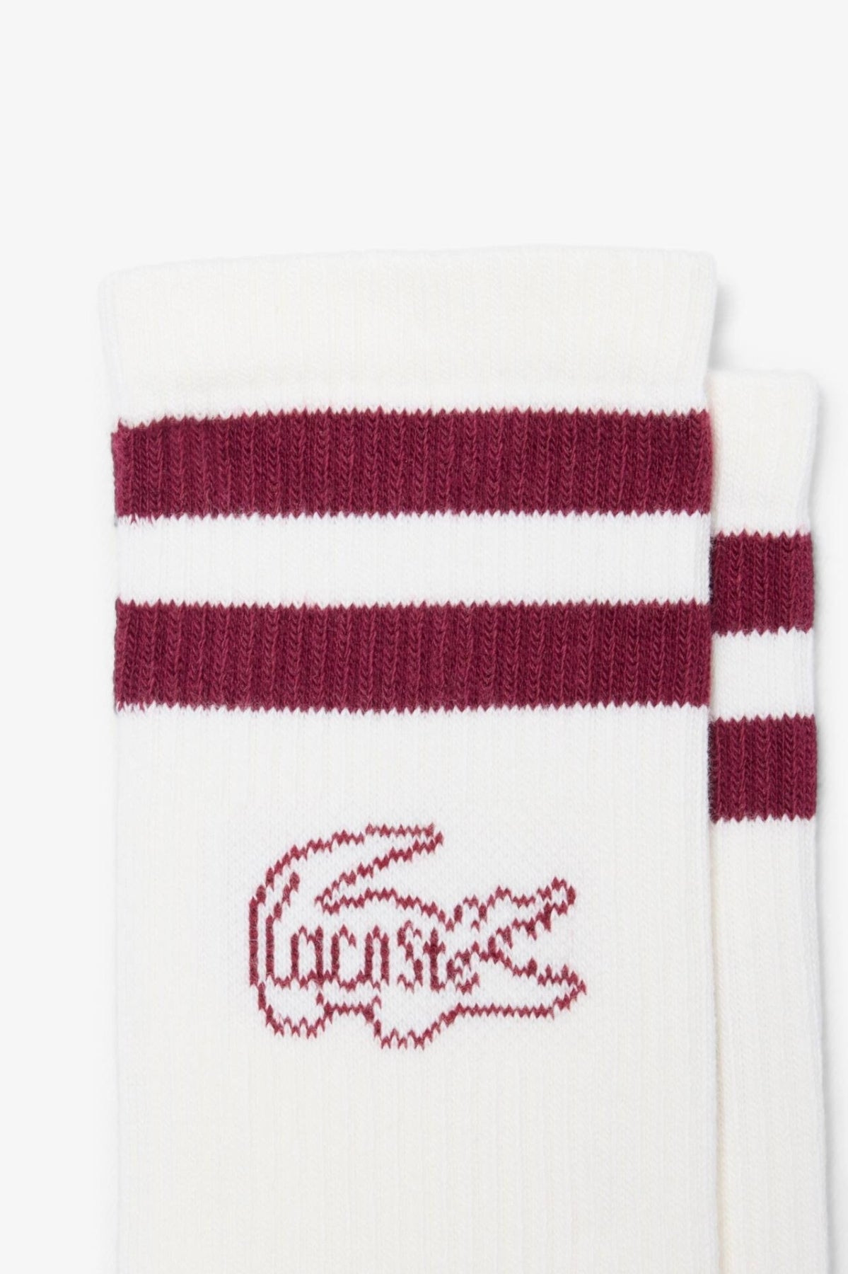 LACOSTE RA CREW SOCKS en color WIT  (2)