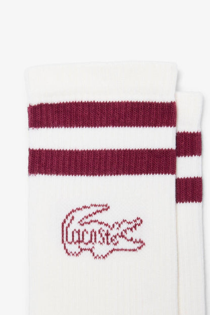 LACOSTE RA CREW SOCKS en color WIT  (2)