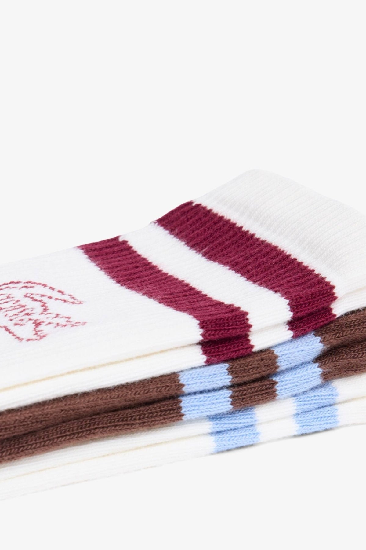 LACOSTE RA CREW SOCKS en color WIT  (3)