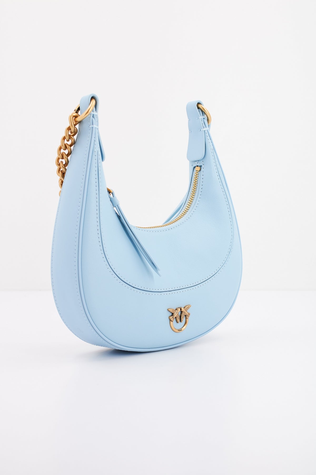 PINKO BRIOCHE HOBO MINI en color FNQ  (2)