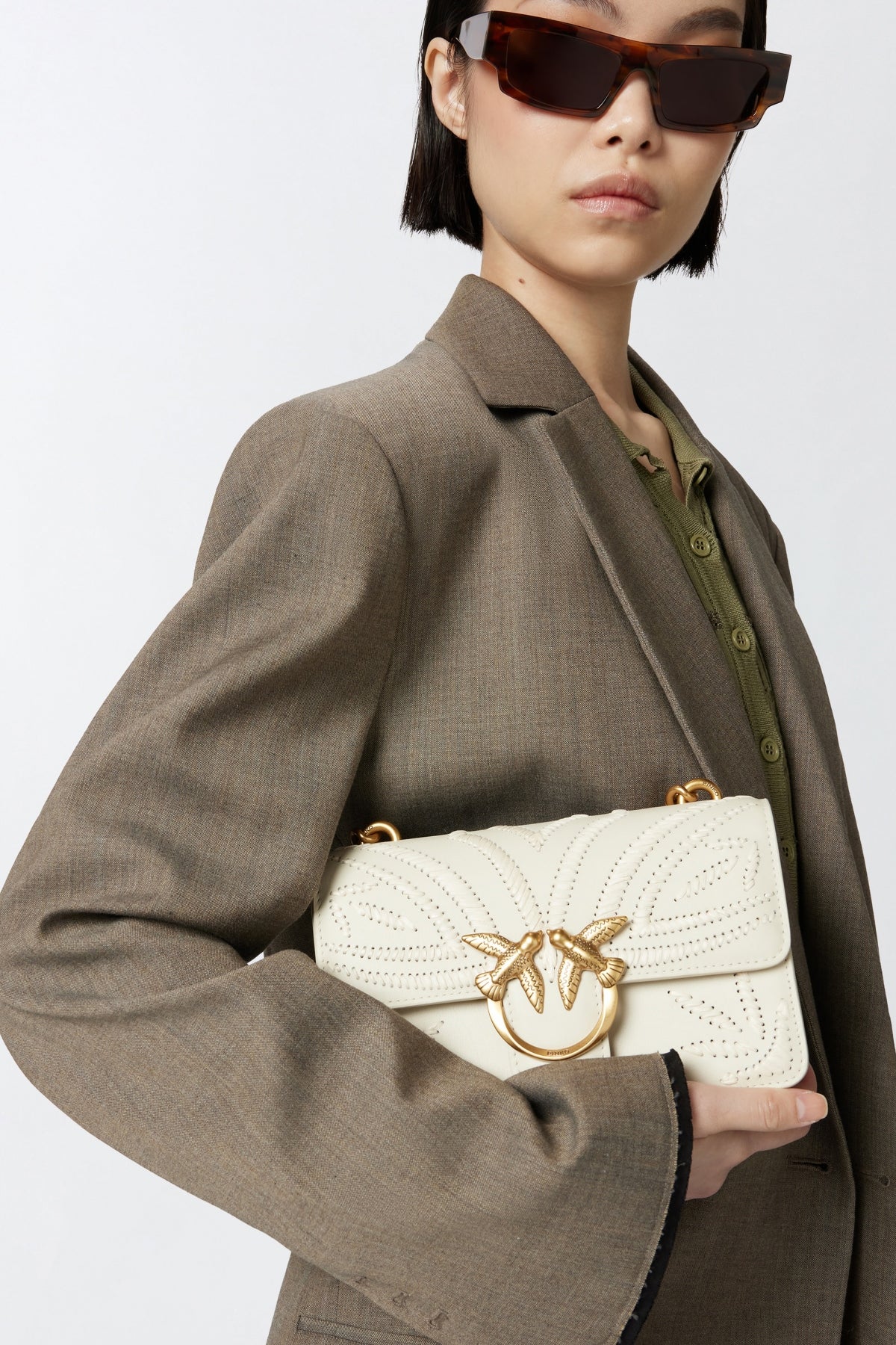 PINKO MINI LOVE BAG SMALL  en color ZQ  (4)