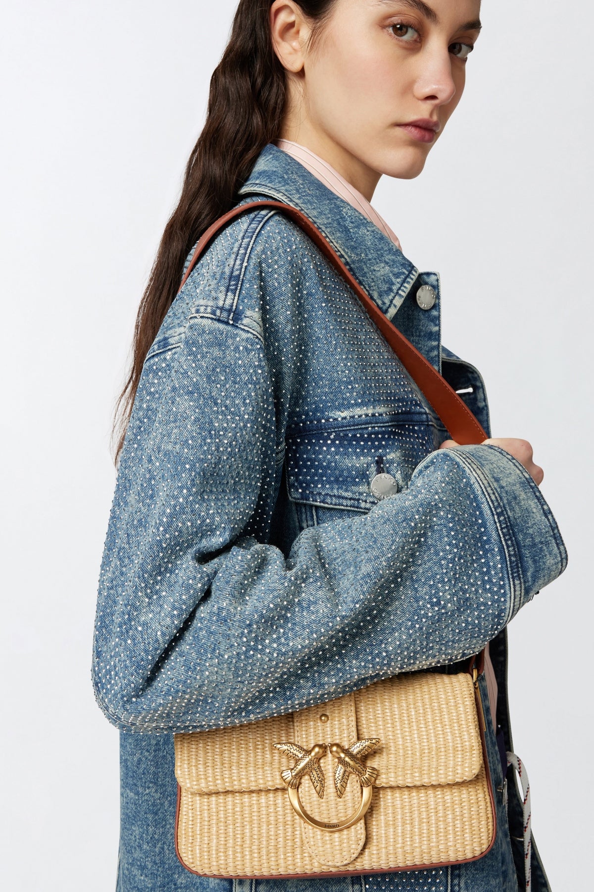 PINKO LOVE ONE MINI SLOUCH en color CQ  (4)