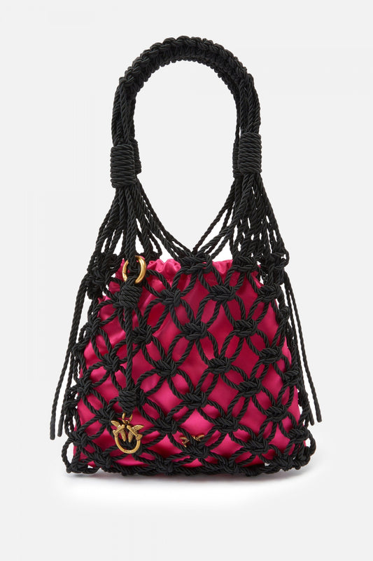 PINKO HANDBAG MINI en color ZPAQ  (1)