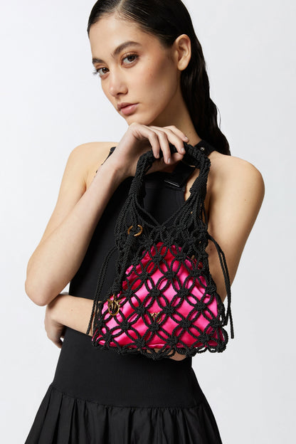 PINKO HANDBAG MINI en color ZPAQ  (4)