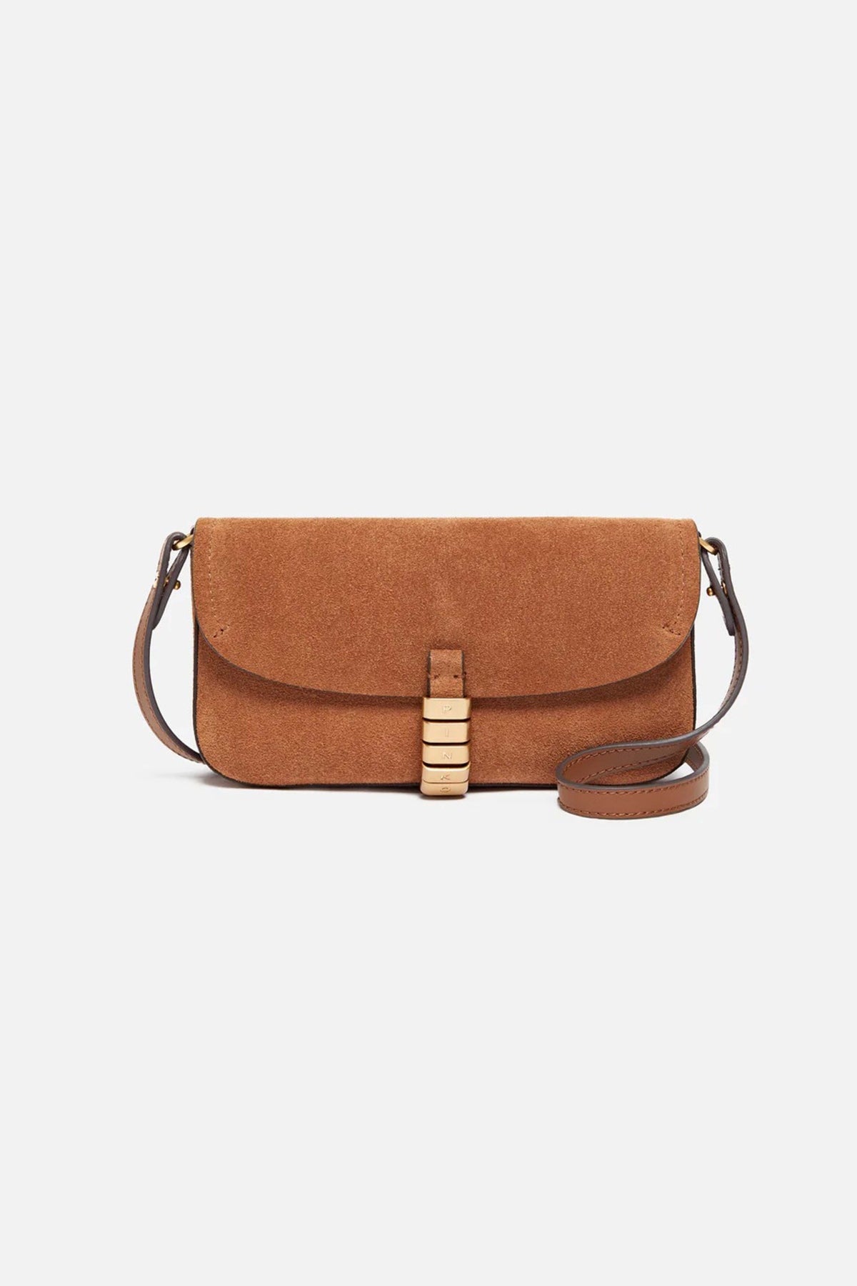 PINKO  SADDLE FLAT SUEDE  en color LQ  (1)