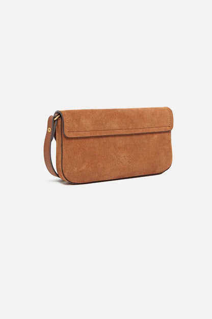 PINKO  SADDLE FLAT SUEDE  en color LQ  (2)