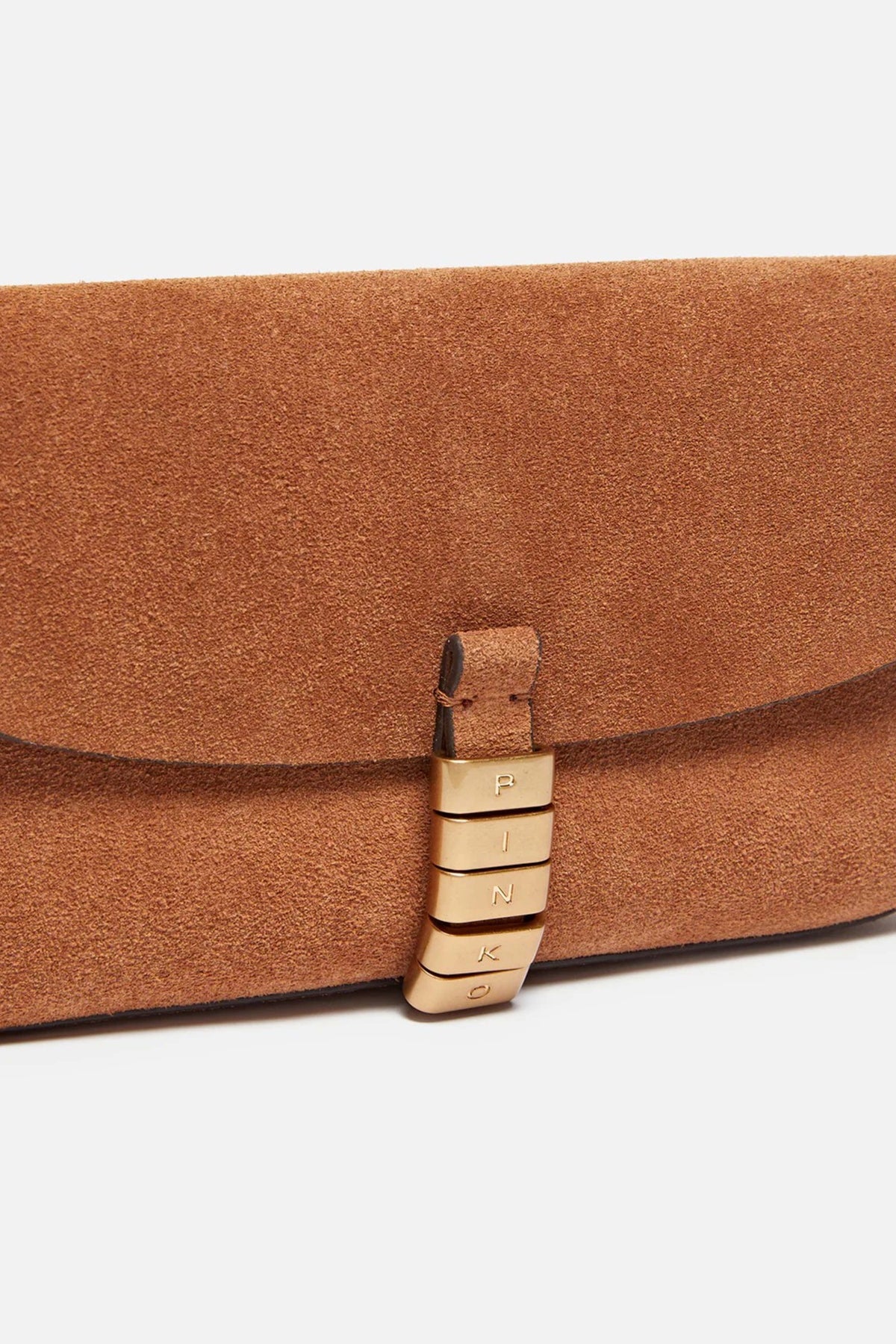 PINKO  SADDLE FLAT SUEDE  en color LQ  (4)